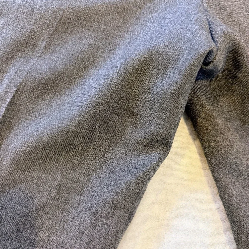 Pendleton Wool Dress Pants Mens 36x30 Gray Flat Front Pure Virgin Wool Made USA